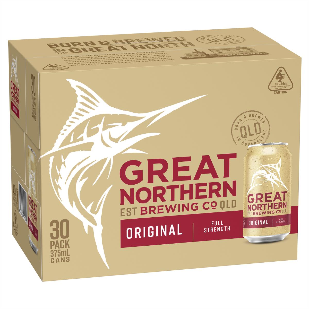 Great Northern Original Lager 375ml 30 Block