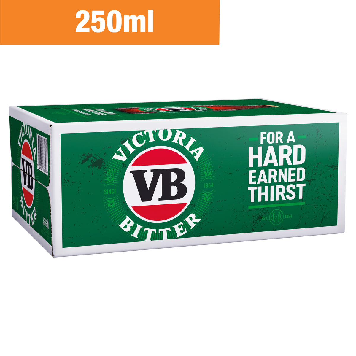 Victoria Bitter 250mL Bottles 24 Pack