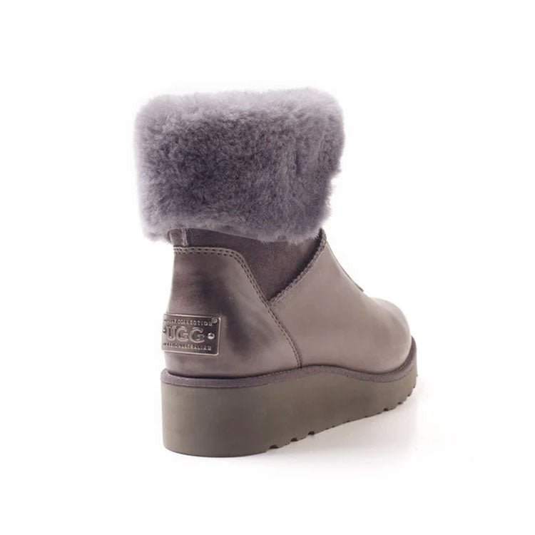 UGG ABIR COLLAR ZIP BOOTS