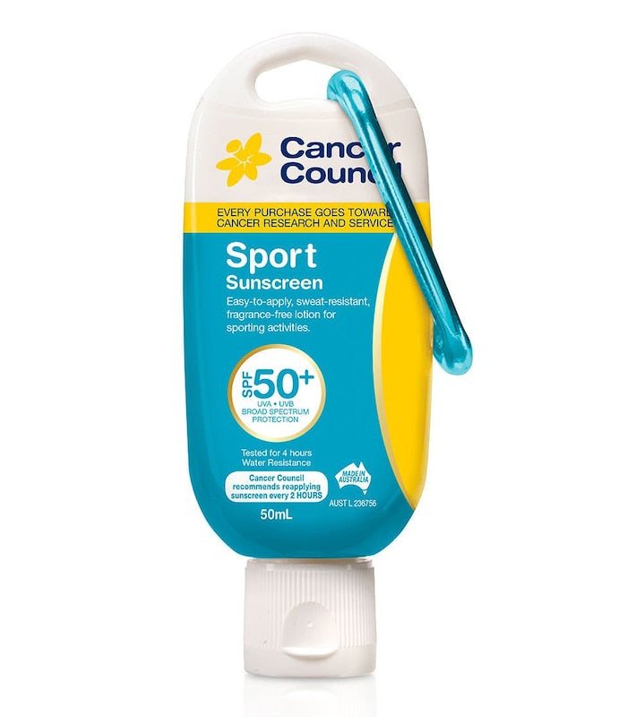 CANCER COUNCIL 50mL SPORT SUNSCREEN SPF 50+