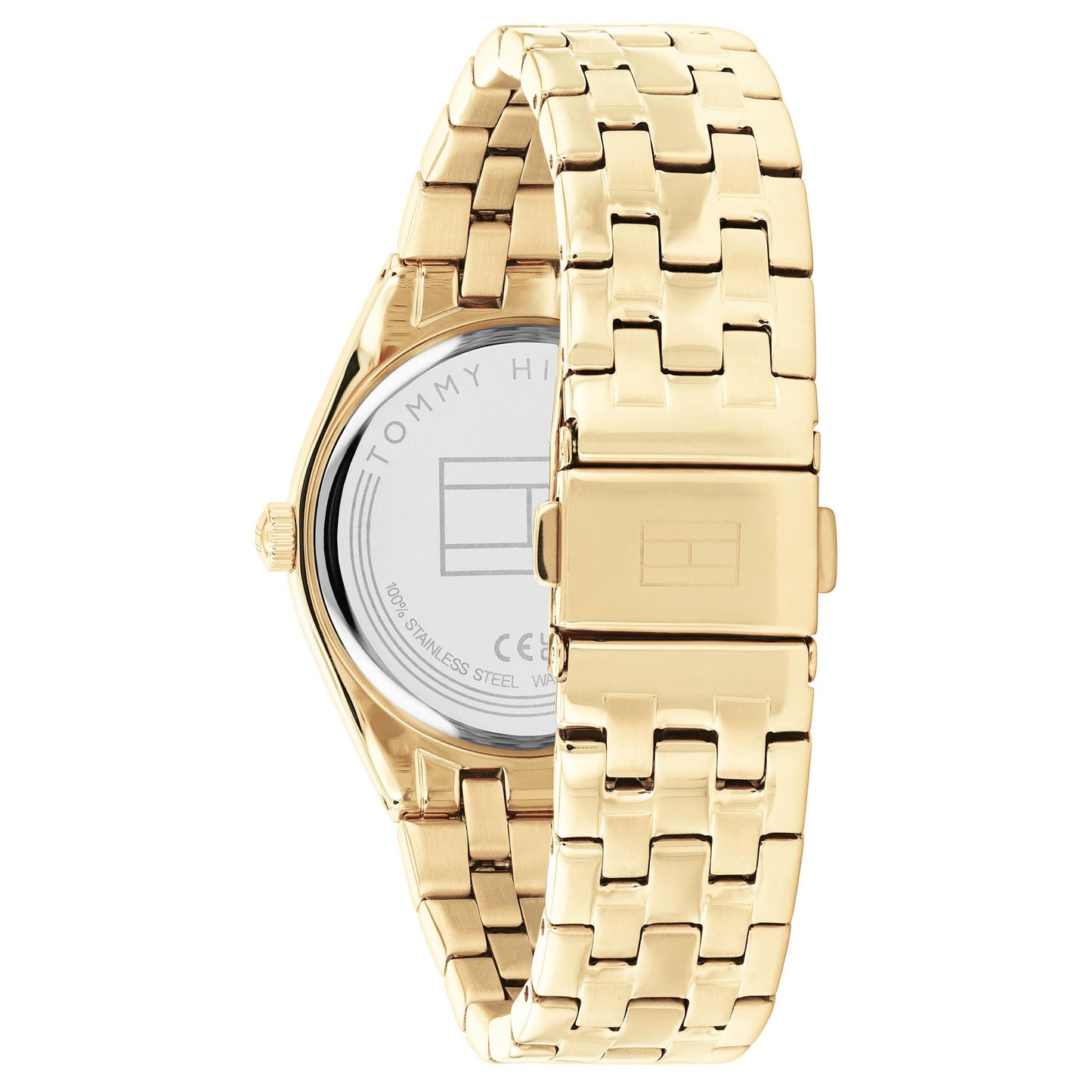 Tommy Hilfiger Ionic Thin Gold Plated 2 Steel Light Gold Dial Ladies Watch