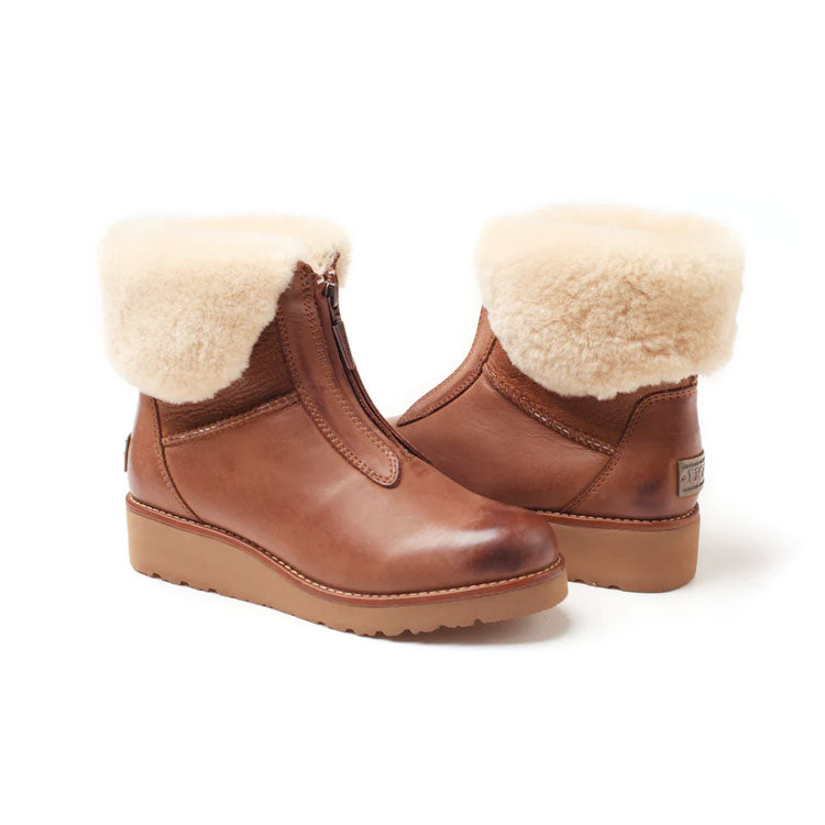 UGG ABIR COLLAR ZIP BOOTS
