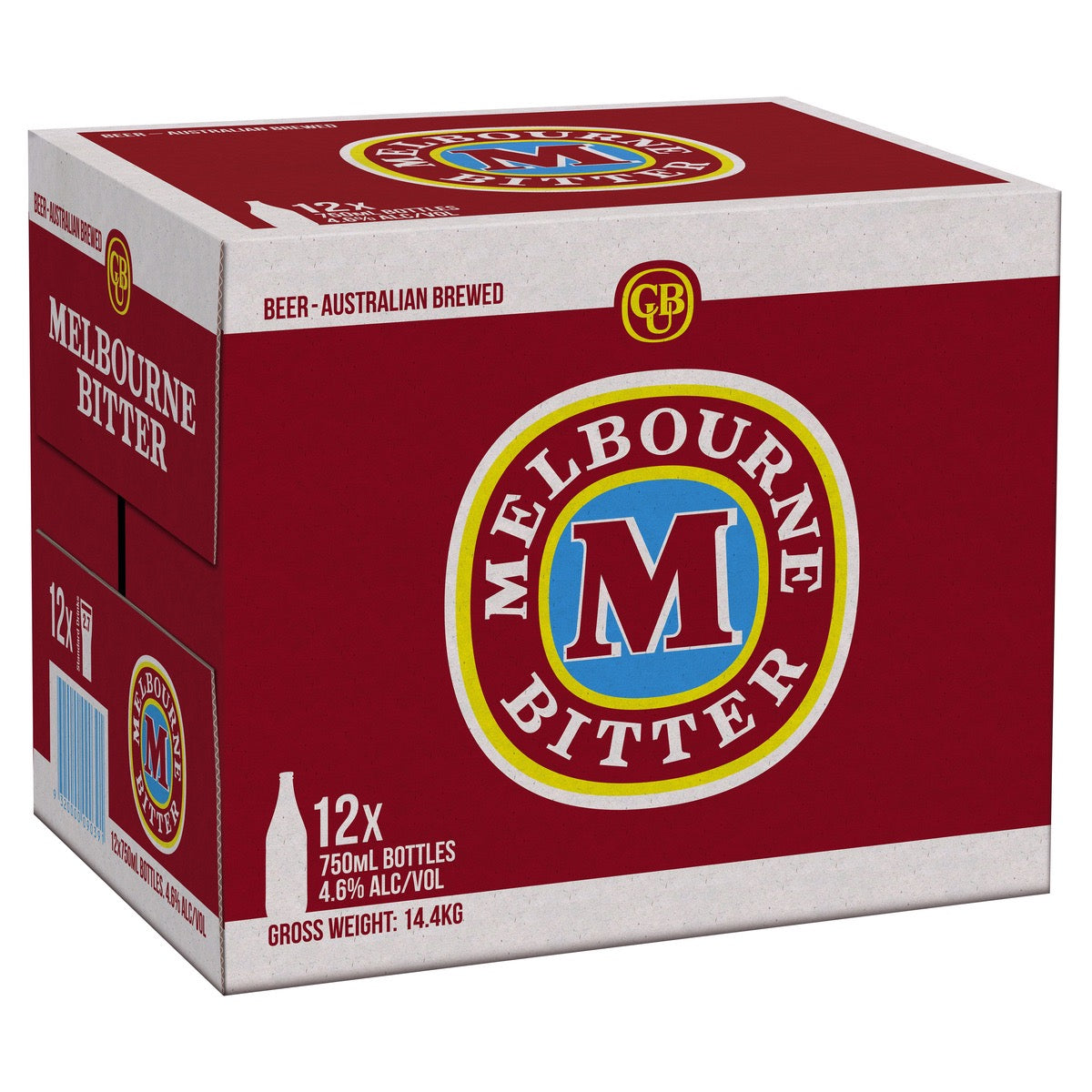 Melbourne Bitter 750mL Longneck Bottles - 12 Pack