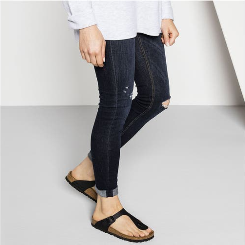 Birkenstock Gizeh Birko-Flor Black Unisex