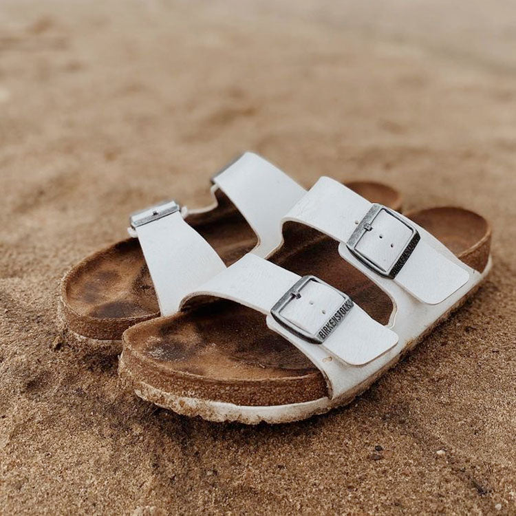 Birkenstock Arizona Birko-Flor White Unisex