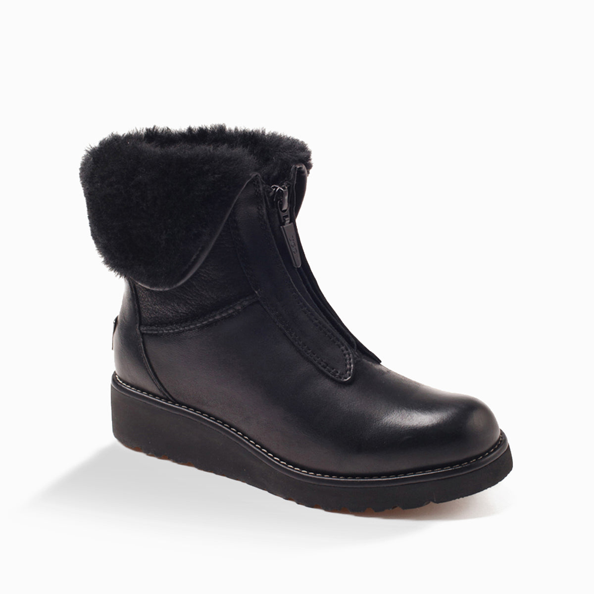 UGG ABIR COLLAR ZIP BOOTS