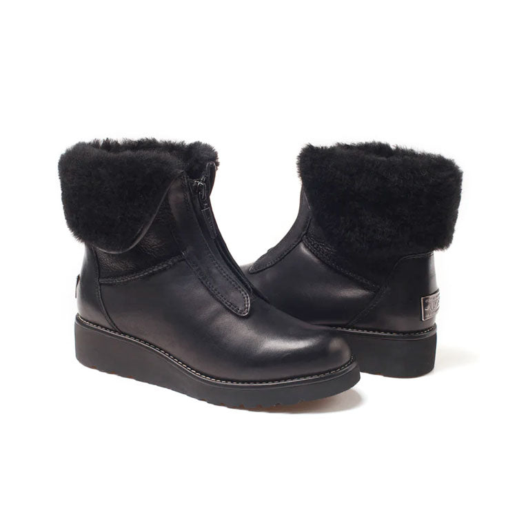 UGG ABIR COLLAR ZIP BOOTS