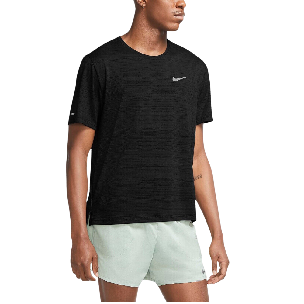 Nike Dri-Fit Miler Men's Running Top Black
