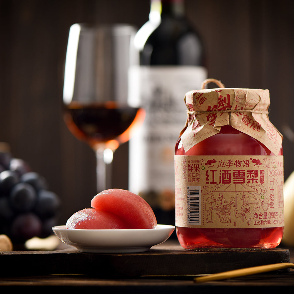 应季物语390g红酒雪梨