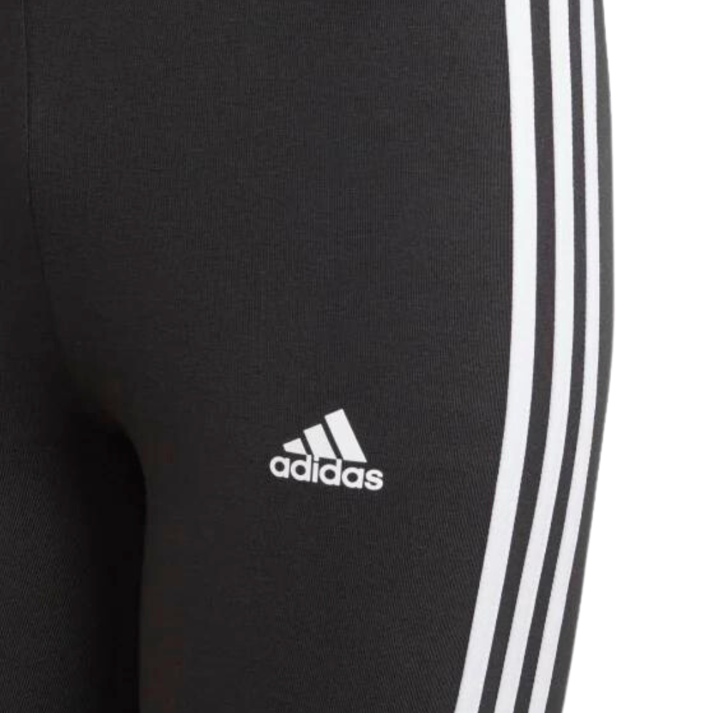 Adidas Girls Essentials 3-Stripes Leggings Black
