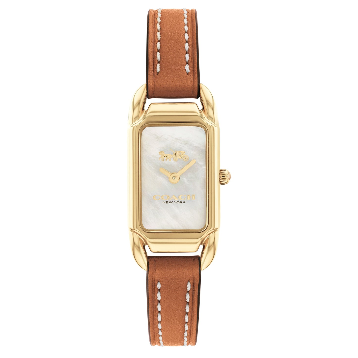 Coach  Canyon Calfskin Ivory Mother Of Pearl Dial Ladies Watch