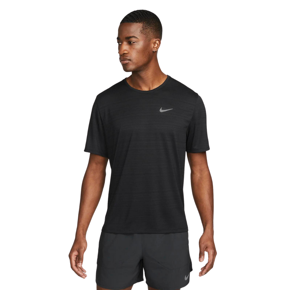 Nike Dri-Fit Miler Men's Running Top Black