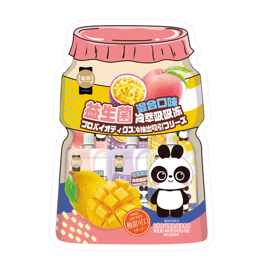 金语益生菌冷萃吸吸冻(白桃味+芒果味+百香果味)
