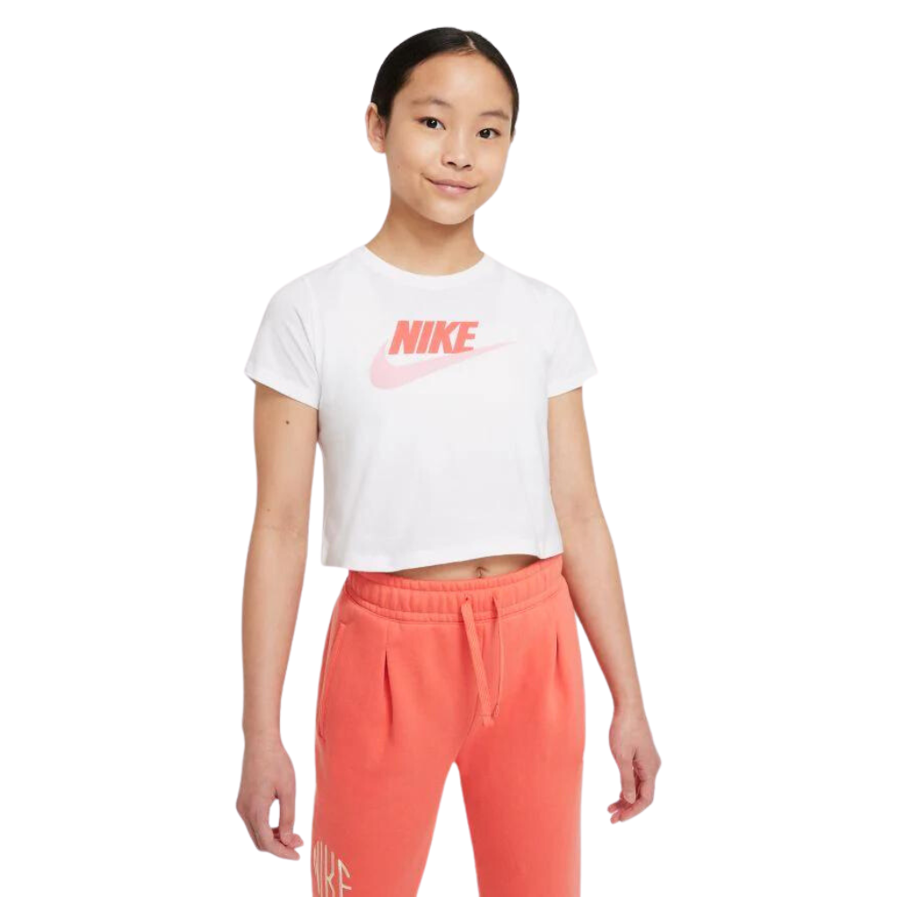 Nike Sportswear Older Kids' (Girls) Cropped Futura T-Shirt